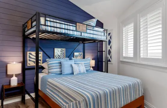 Space-Saving Solution: Optimize room space with our practical bunk bed for kids.