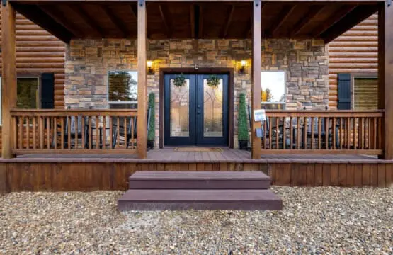 Every porch step is an invitation to relax and unwind.