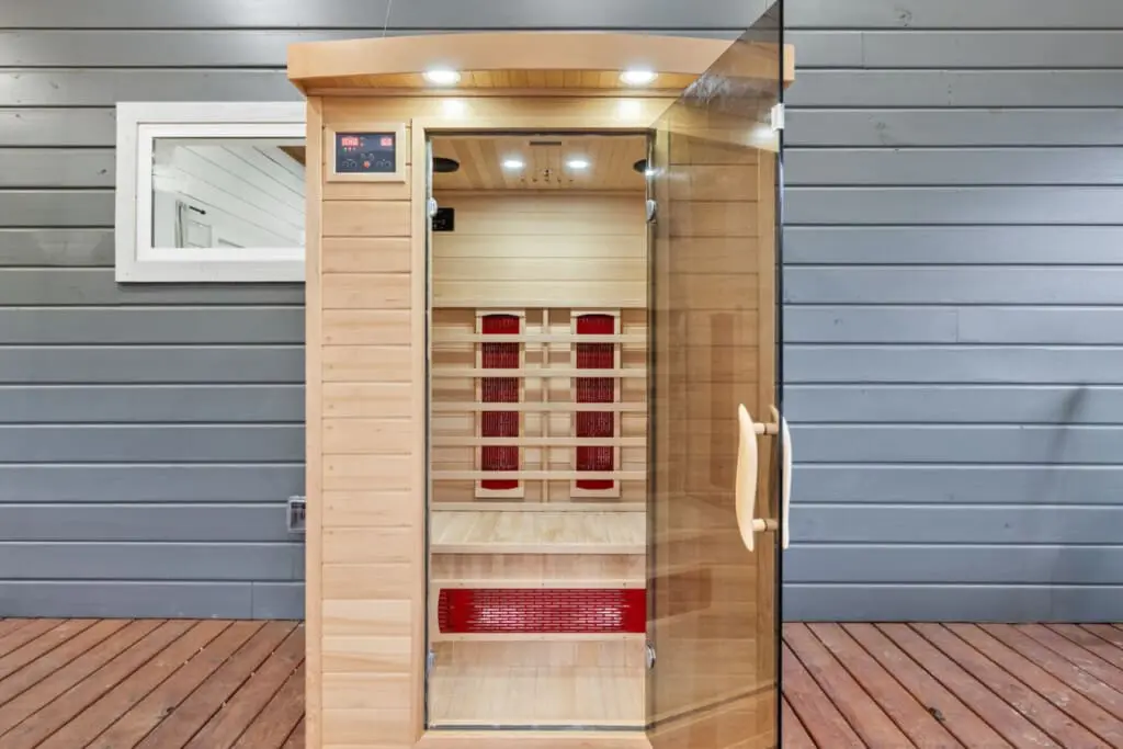 Sweat out the stress in your own private infrared sauna and emerge feeling like a whole new person.