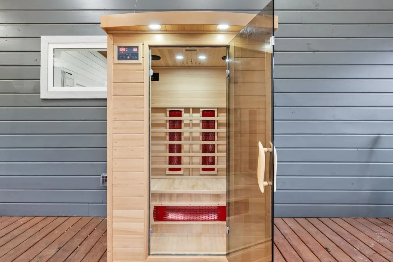 Sweat out the stress in your own private infrared sauna and emerge feeling like a whole new person.