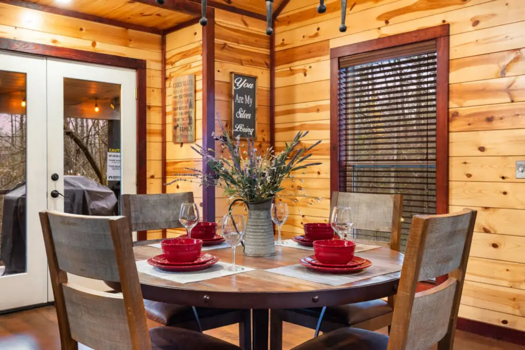 A cozy cabin retreat, perfect for finding your "Silver Linings