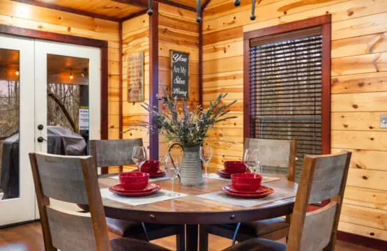 A cozy cabin retreat, perfect for finding your "Silver Linings