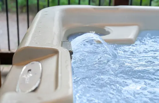 Nothing beats that moment when you step up to the edge and realize you're about to sink into a hot tub surrounded by forest while the day winds down.