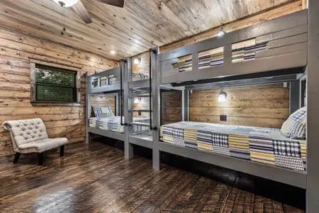 Bunk bed bliss: perfect for late-night chats and laughter!