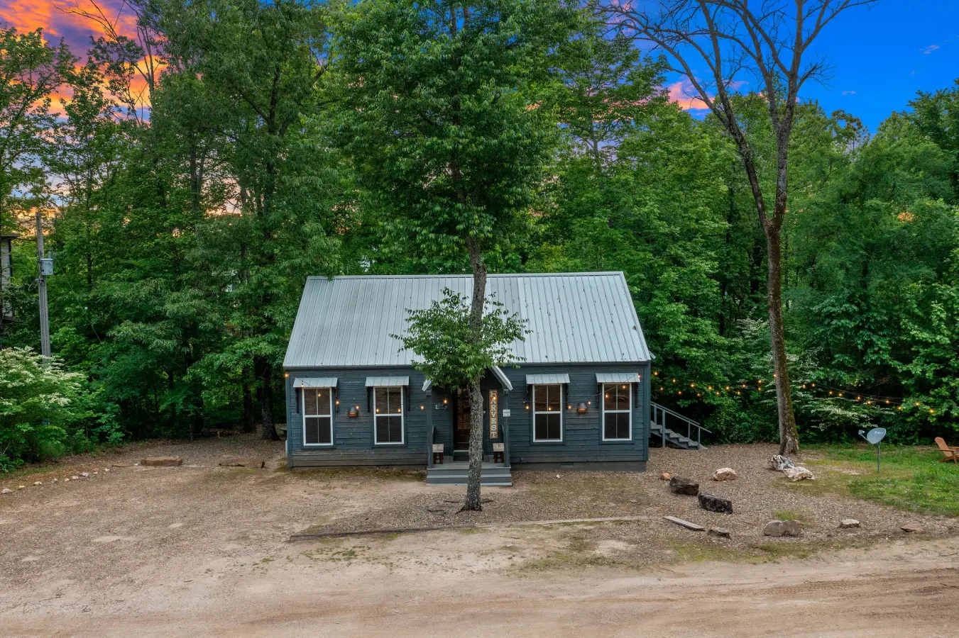 Your peaceful retreat begins here, where comfort and charm meet the beauty of the outdoors