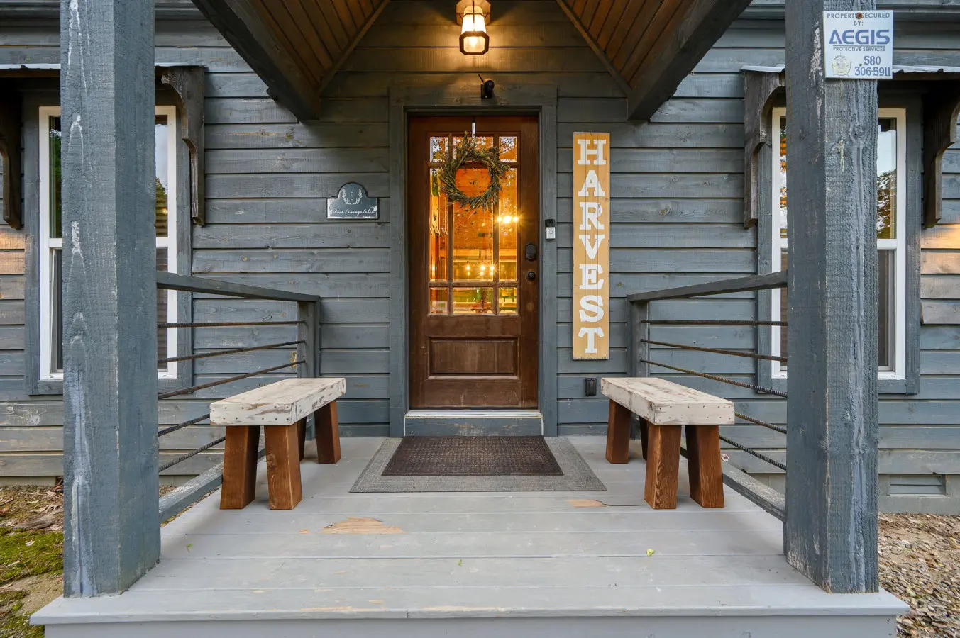 Step into relaxation at the entrance, where welcoming benches invite you to sit, pause, and enjoy the peaceful surroundings