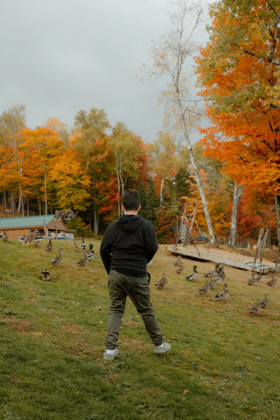 Taking a moment to enjoy nature’s quiet company.