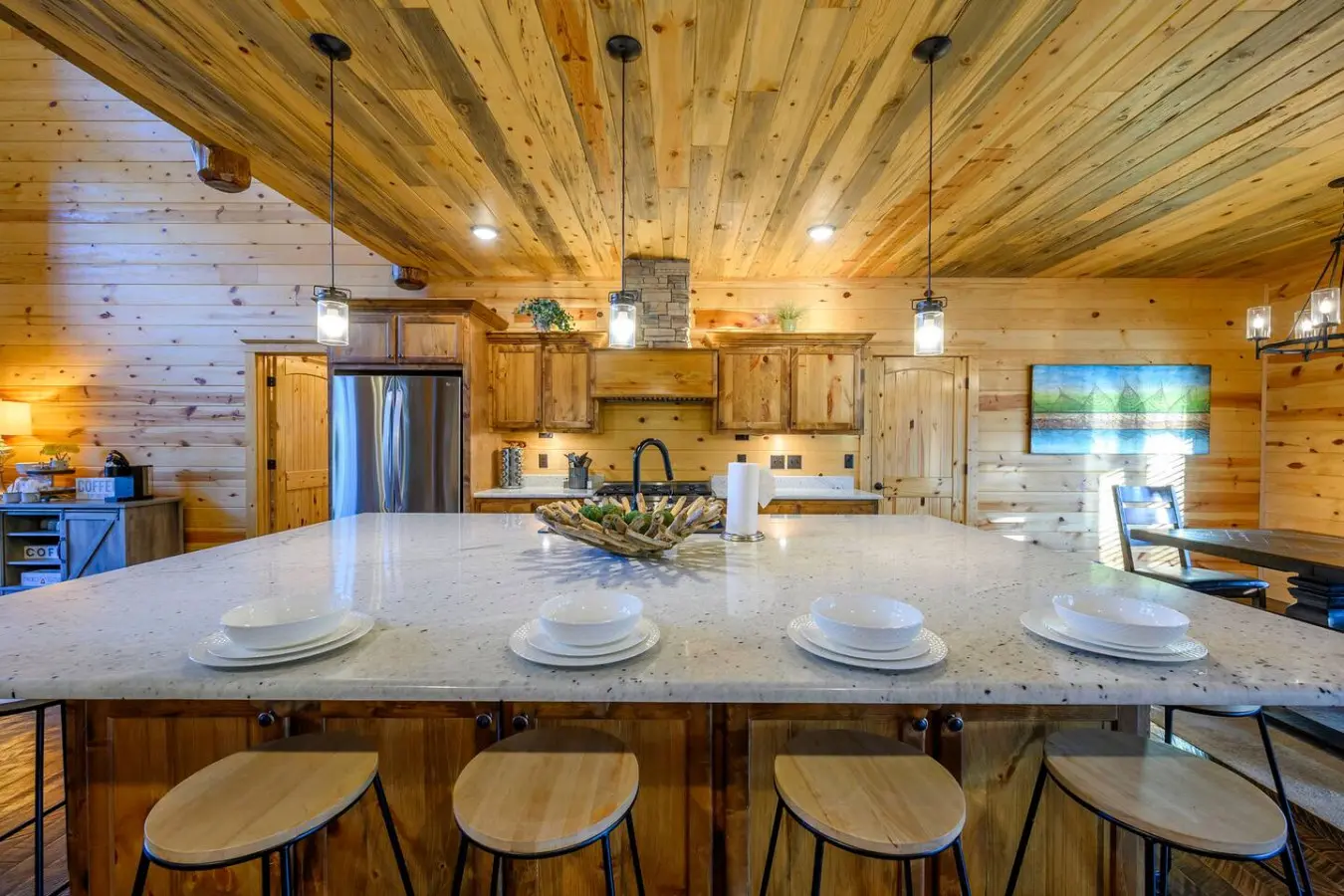 Family meals and forest views at Treetop