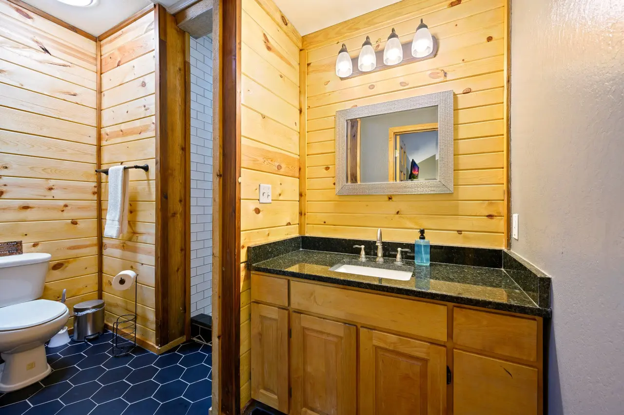 Our bathroom offers a tranquil escape, where every detail is designed to soothe the senses and rejuvenate the spirit.