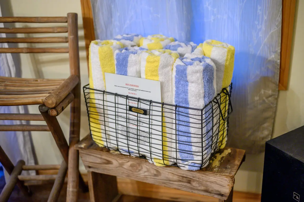 Extra towels stand ready, ensuring comfort and ease during your stay, promising a seamless experience at every turn.