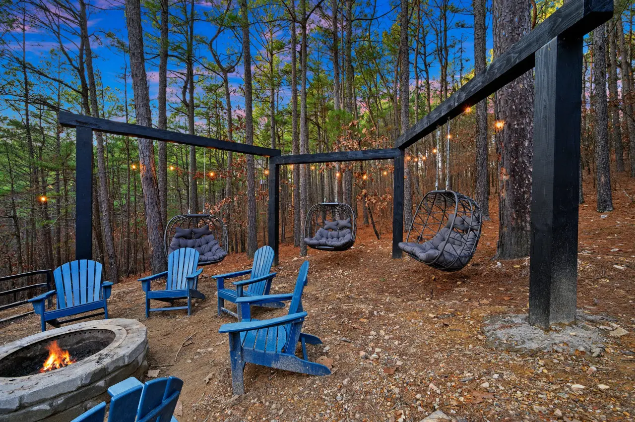 Embrace the magic of the outdoors in our firepit seating area, where laughter echoes and memories are made.