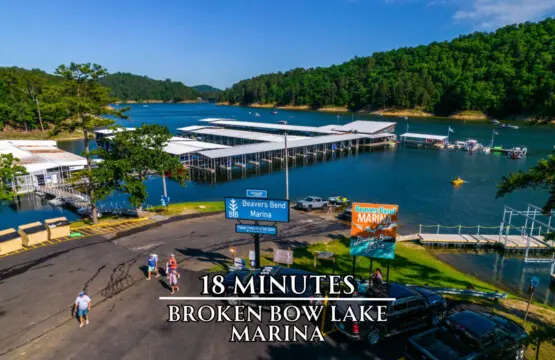 Beavers Bend Marina is just 18 minutes away when you're ready to rent a boat or hit the water.