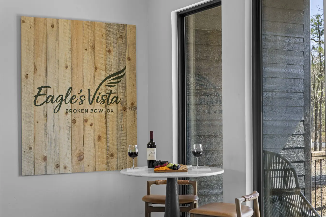 This little bistro table by the window is perfect for a quiet afternoon moment.