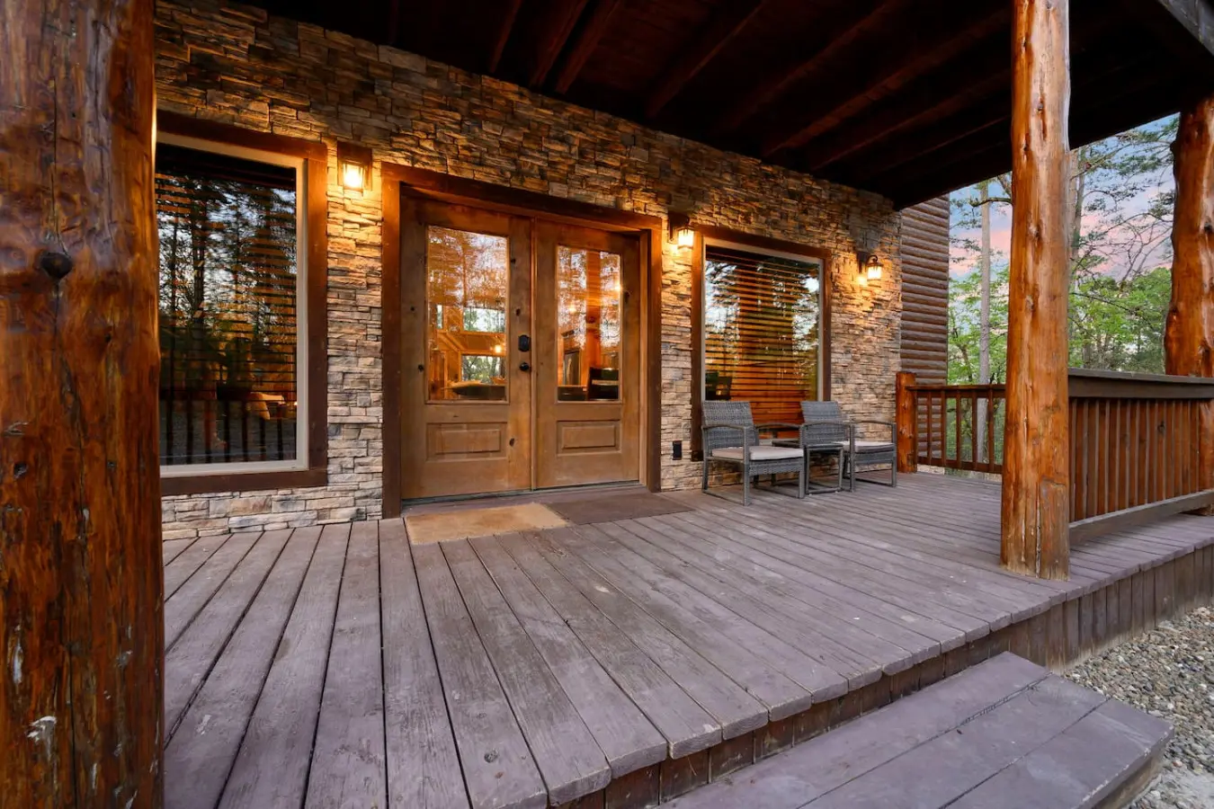 This cabin feels like home