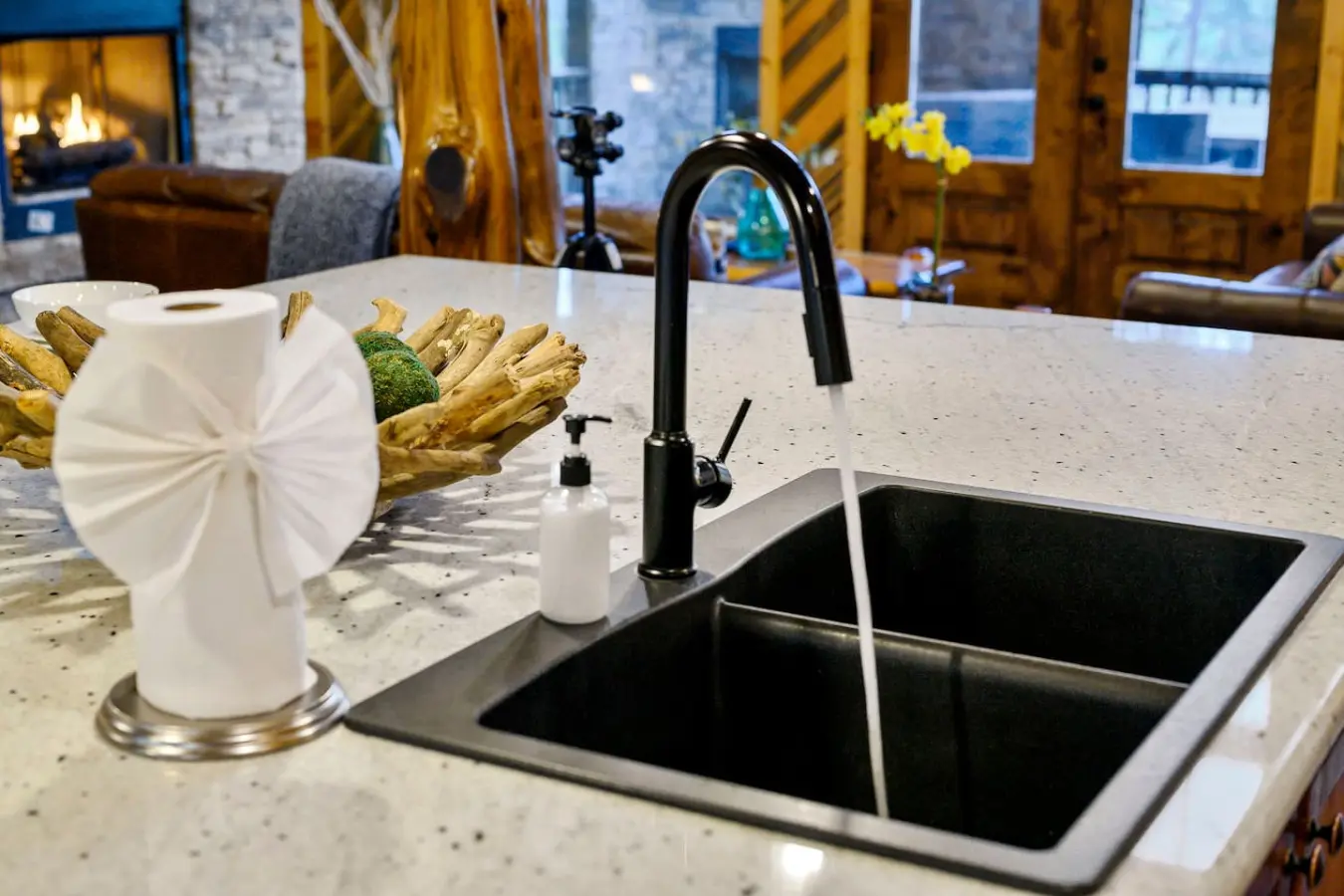 even the sink at treetop brings happiness