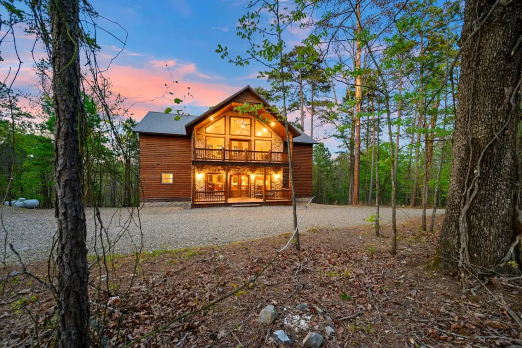 A cozy escape surrounded by trees