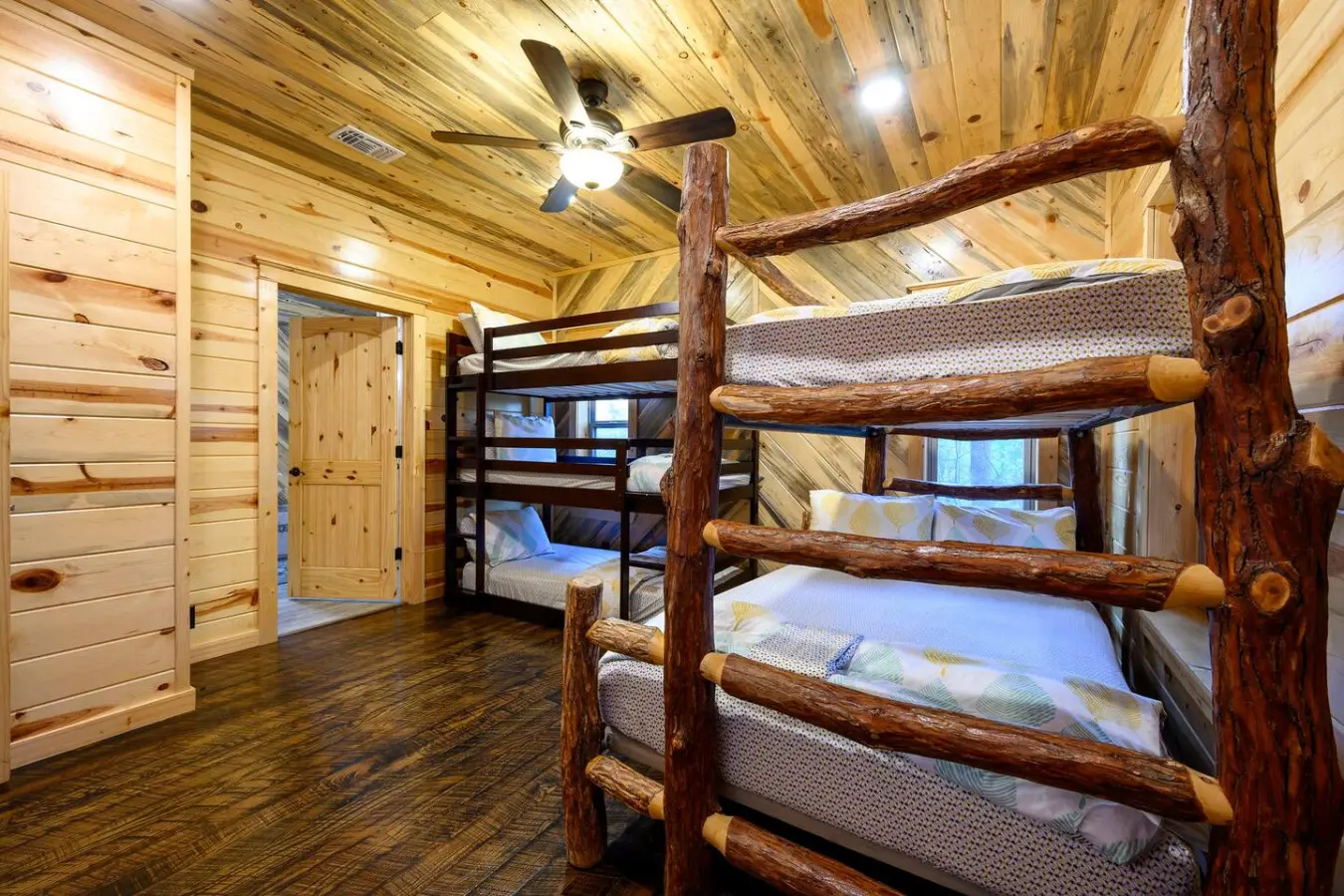 Sleep stacked with comfort in Treetop’s bunk beds