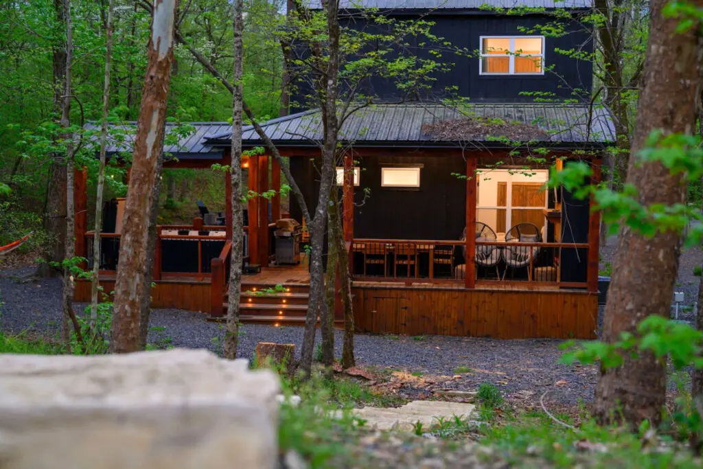 Enjoy friendly competition in the cabin's dedicated game area.