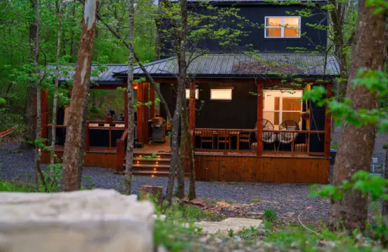 Enjoy friendly competition in the cabin's dedicated game area.