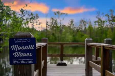 Enjoy friendly competition in the cabin's dedicated game area.