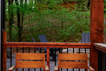 A rustic fireplace creates the perfect ambiance for chilly evenings.