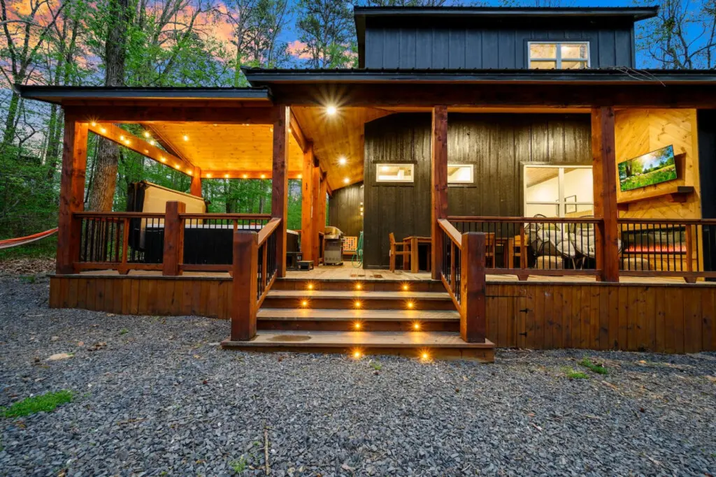 Comfortable bunks provide a fun sleeping space for the younger guests.