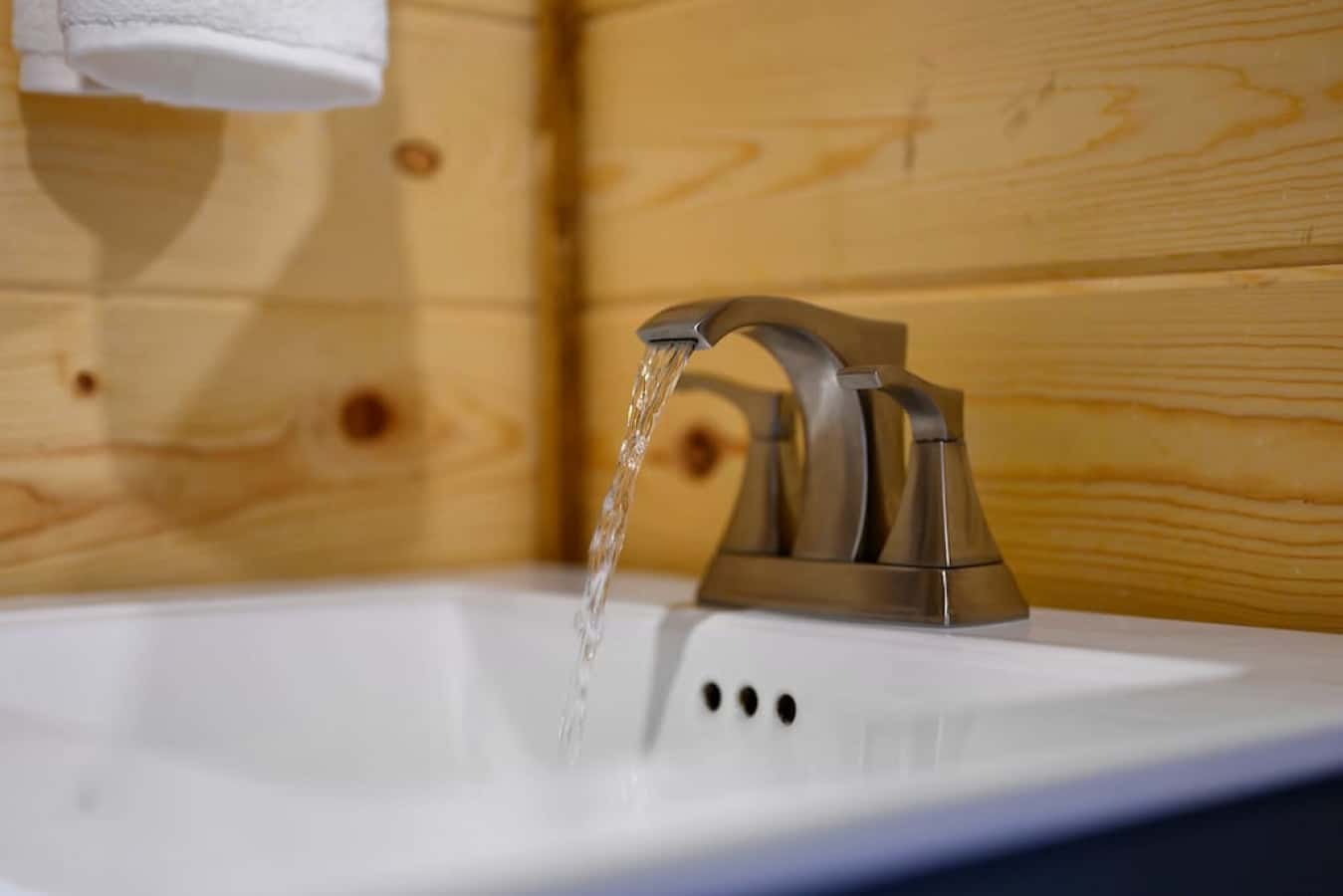 We make sure the water is available for your convenience.