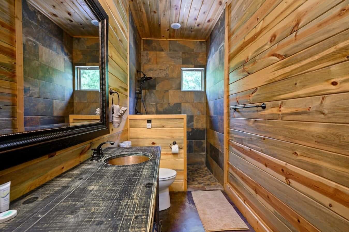 Secluded sanctuary: unwind with a touch of wilderness.