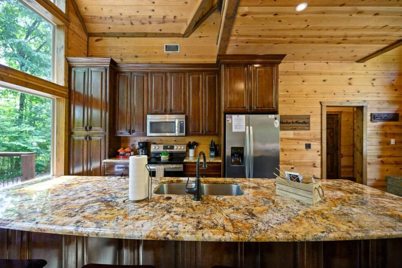 Gather 'round the kitchen island and savor the simple pleasures of good food and great company.