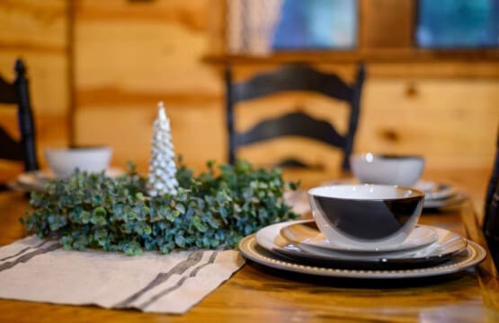 Sipping serenity, one cup at a time, in our cozy cabin retreat