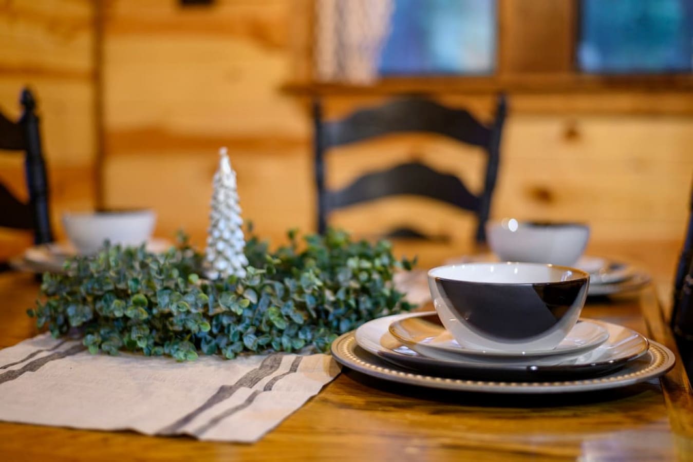 Sipping serenity, one cup at a time, in our cozy cabin retreat