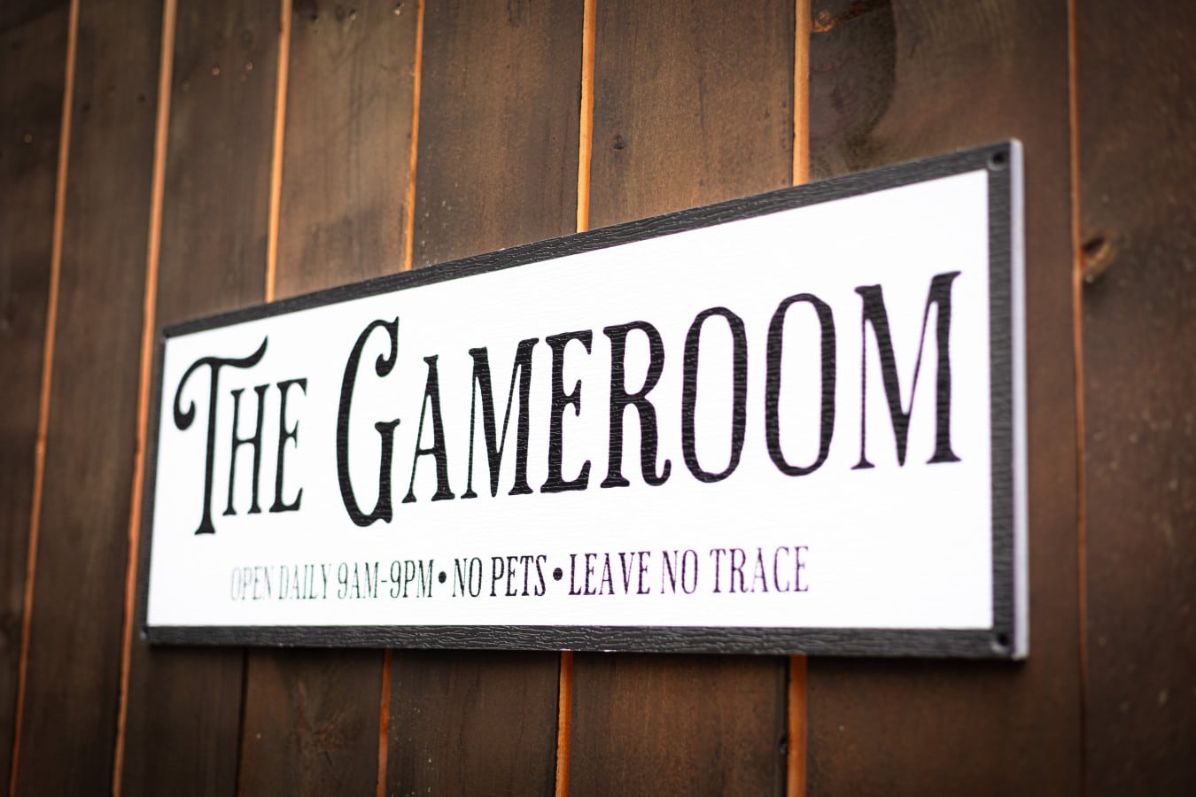 The game room brings everyone together.