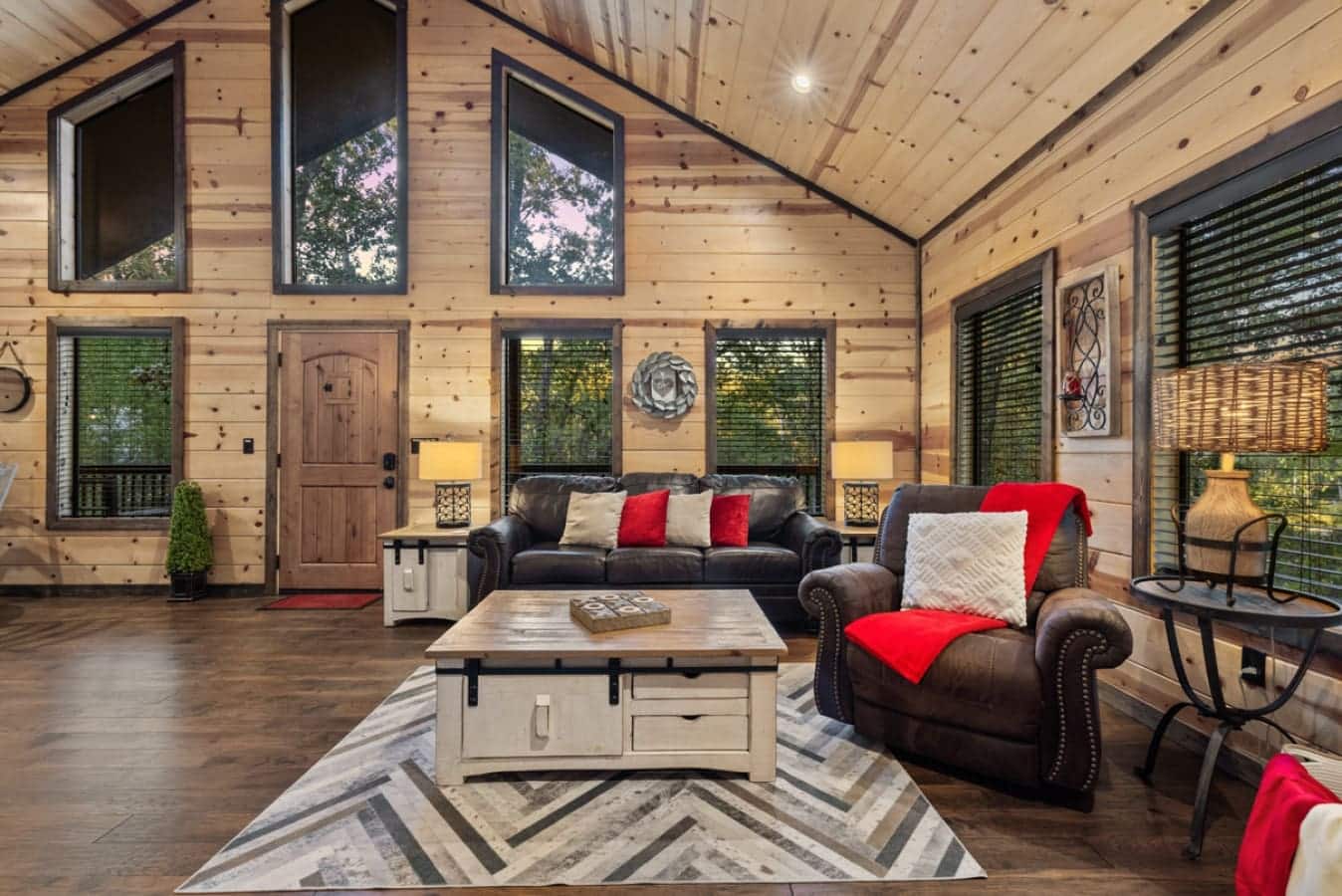 The heart of the living room—where conversations and coffee come together!