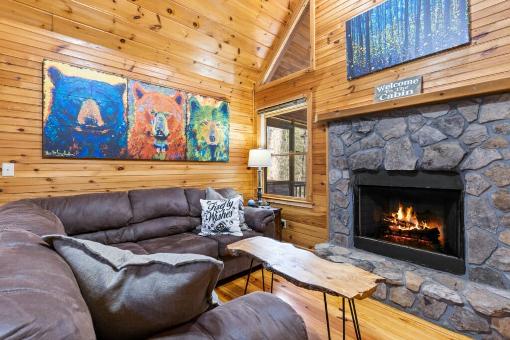 Cozy up by the fire or dive into your favorite show.