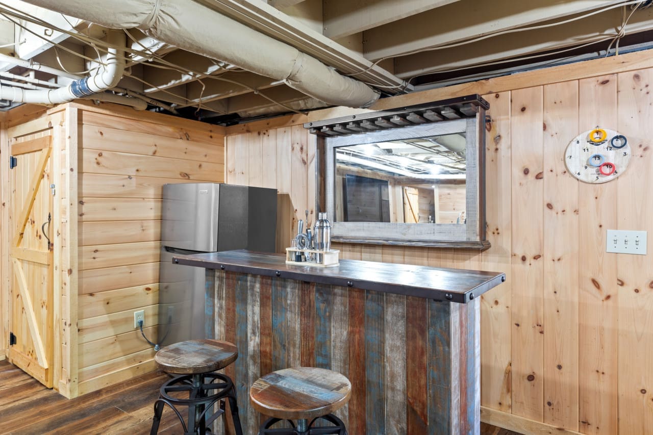 "From cocktails to cool beverages, find it all at our well-stocked mini bar with fridge.