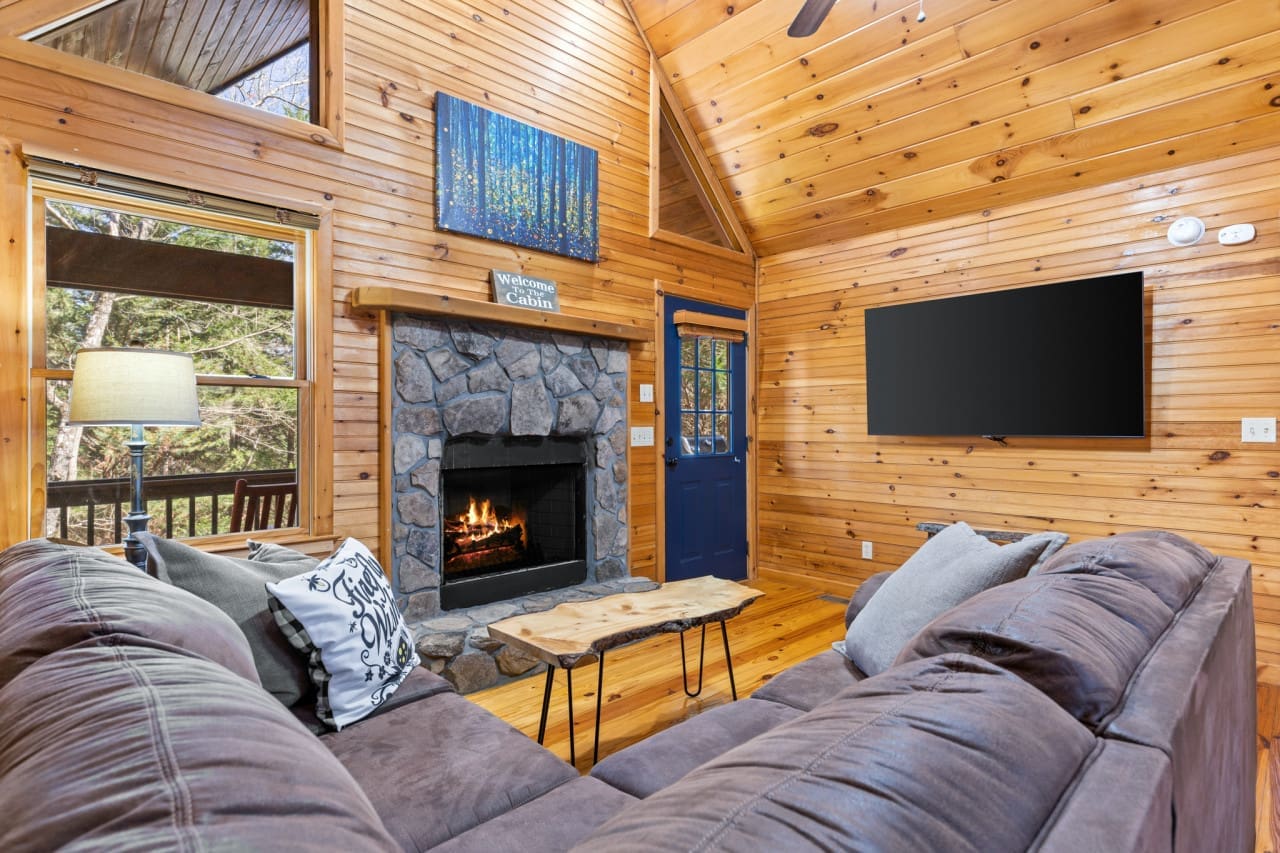 From fireside chats to movie nights: our living room is the epitome of comfort and entertainment.