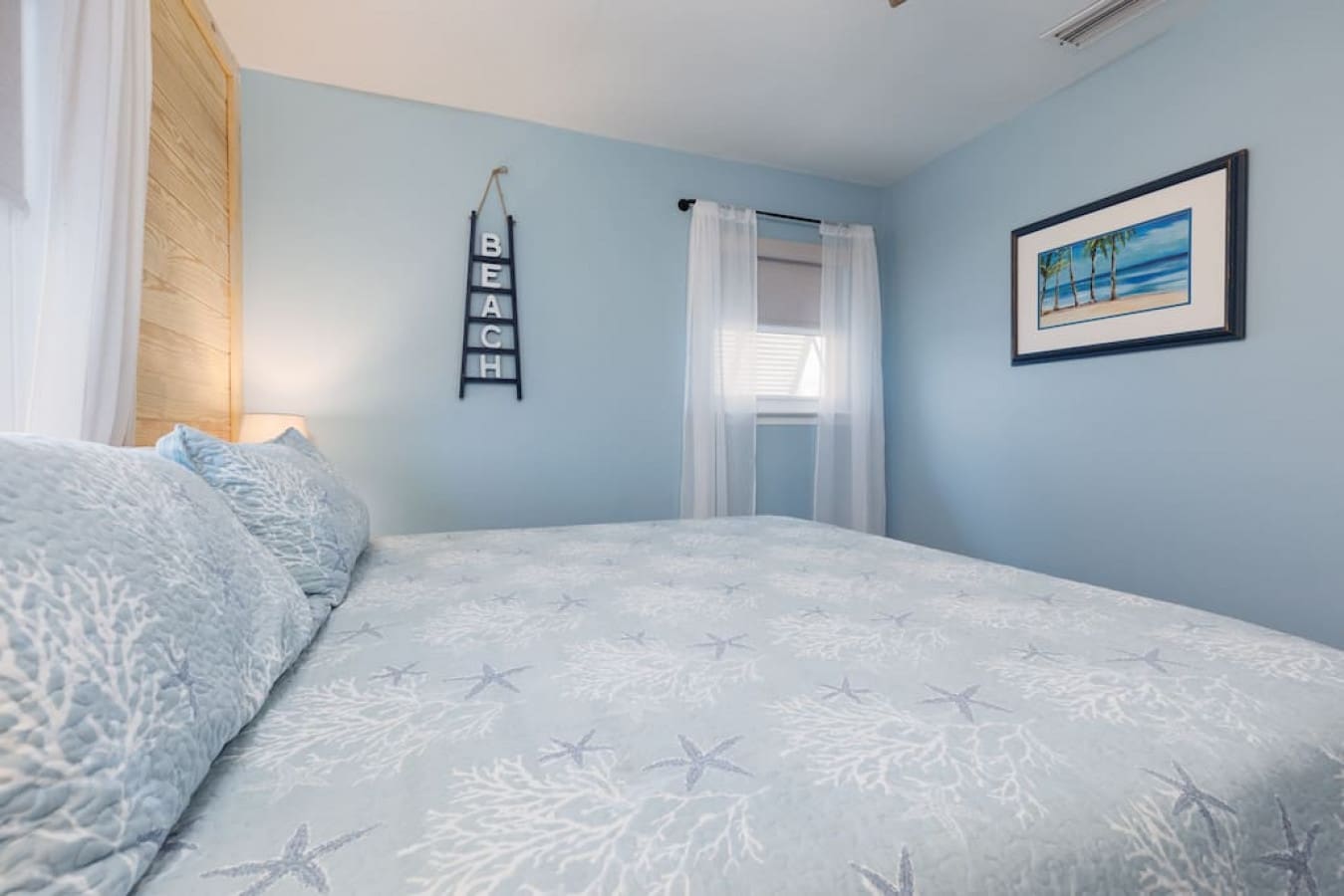 Wake up feeling like you're literally sleeping in a beach shack with all the cozy vibes and none of the sand in your sheets.