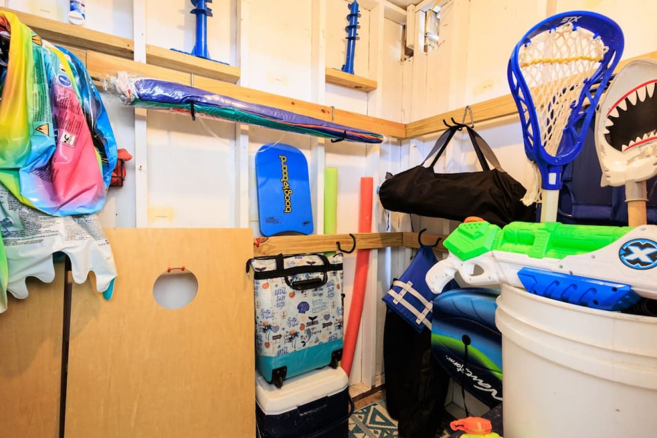 Got a closet full of paddleboards, snorkels, and floaties so you can chase whatever water adventure calls your name.
