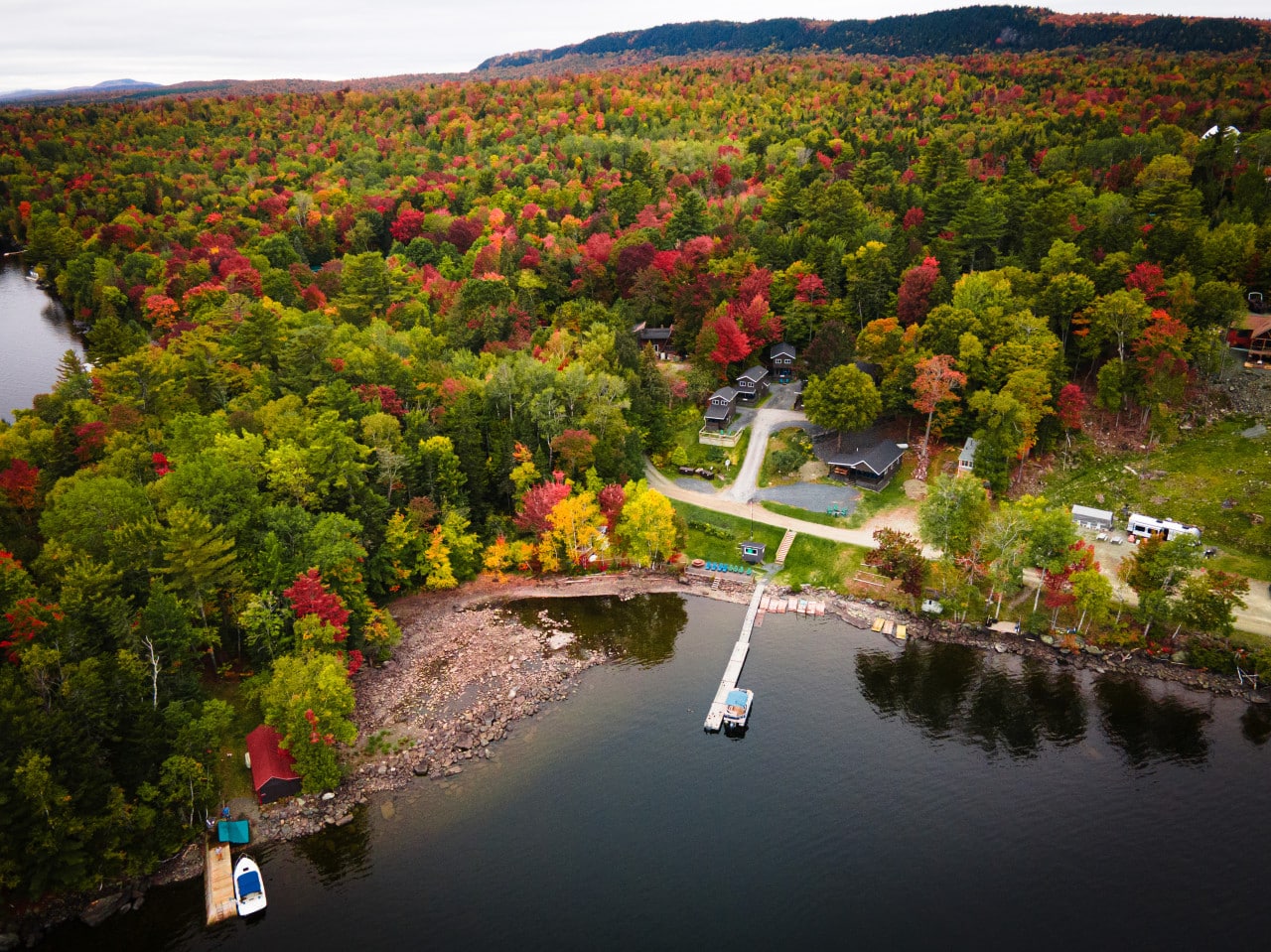 Adventure starts where the road ends and the lake begins.