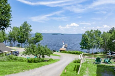 View from the Front Deck of the Cabin