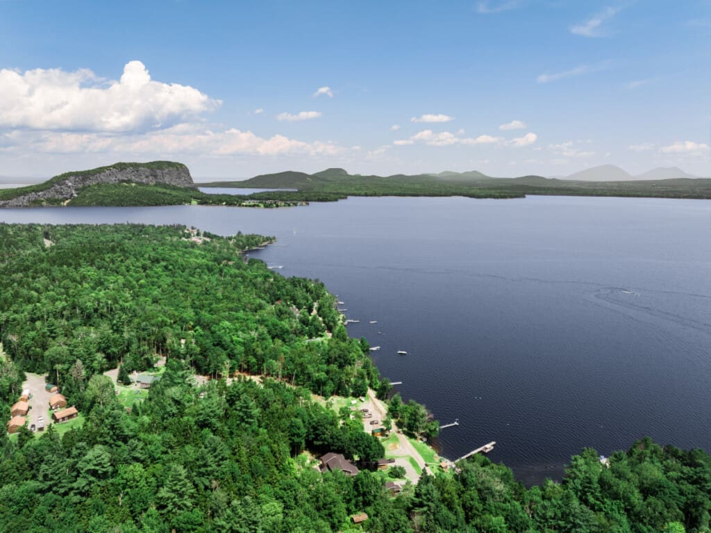 Aerial View of Moosehead Lake