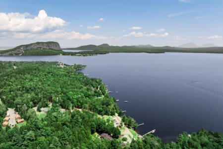 Aerial View of Moosehead Lake