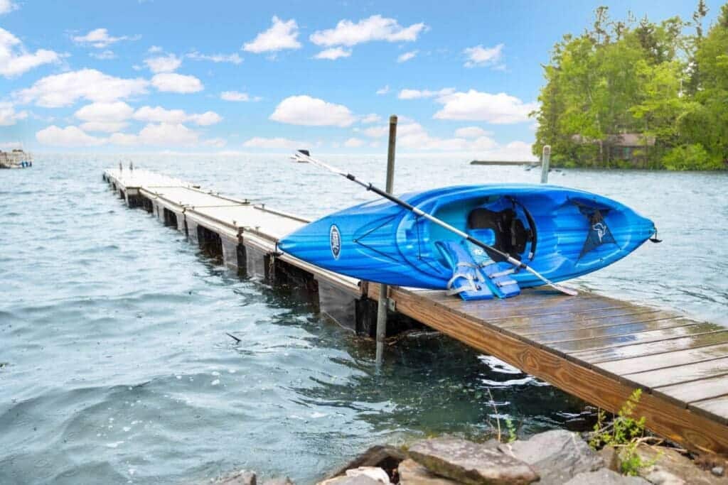 Available from Memorial Day to Columbus Day is our 80' floating dock.