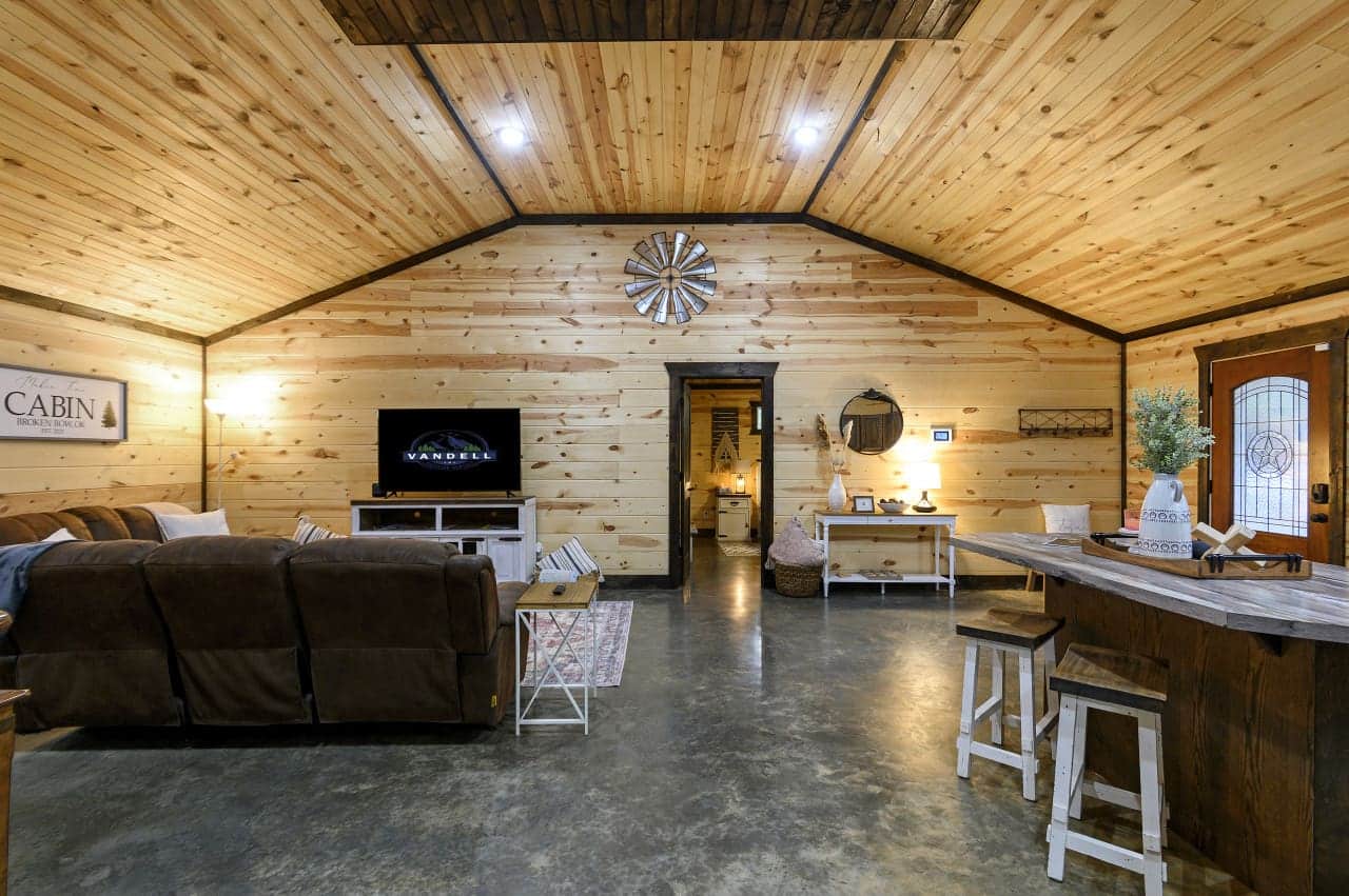Makin Time view of living area.