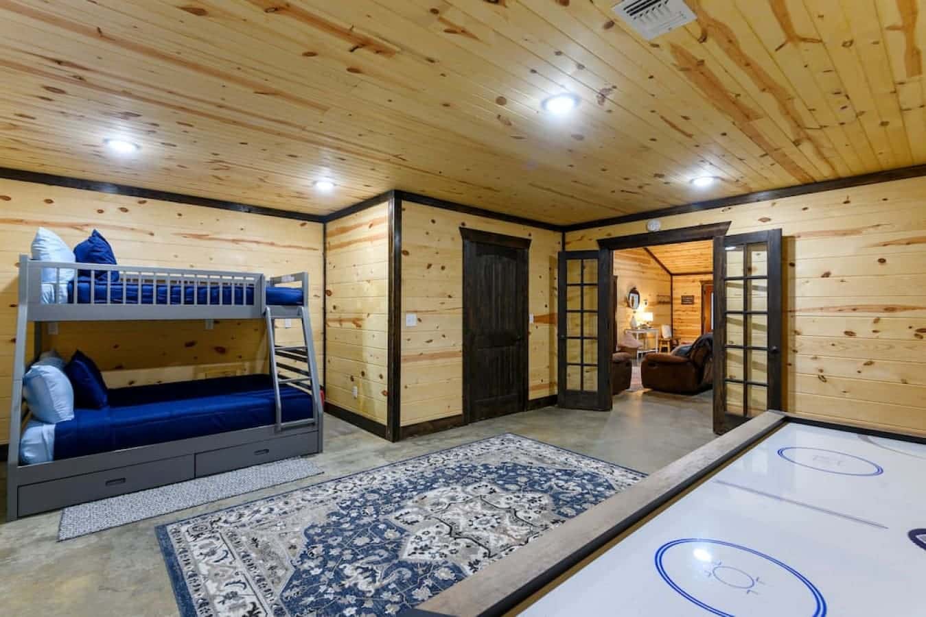 Makin Time's play area where also the bunk beds located.