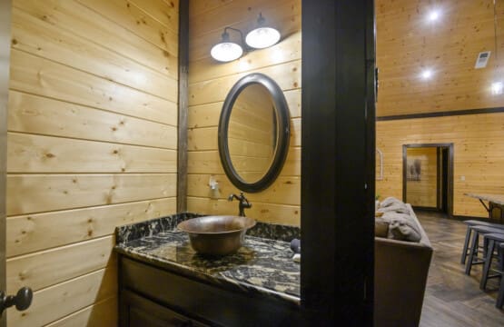 Where style meets function in our bathroom sanctuary.