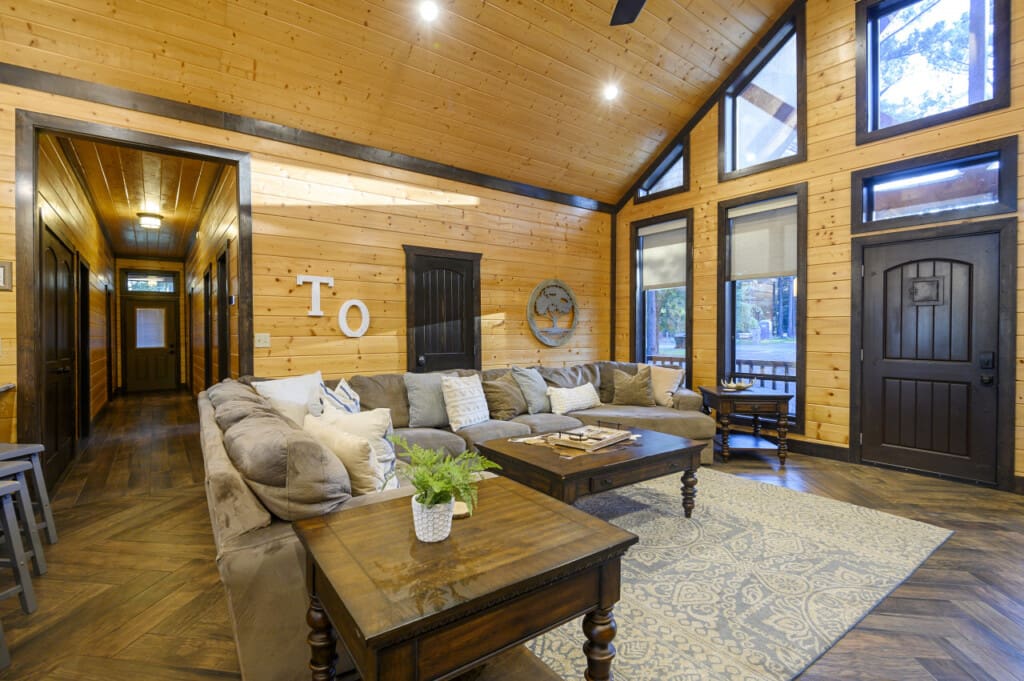 Expansive views from our living room sanctuary.