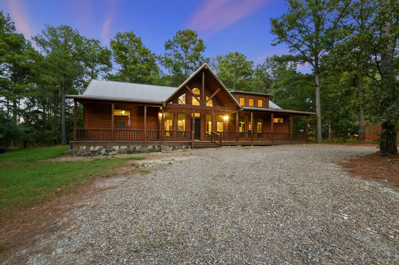Scenic views and rustic charm greet you at our cabin.