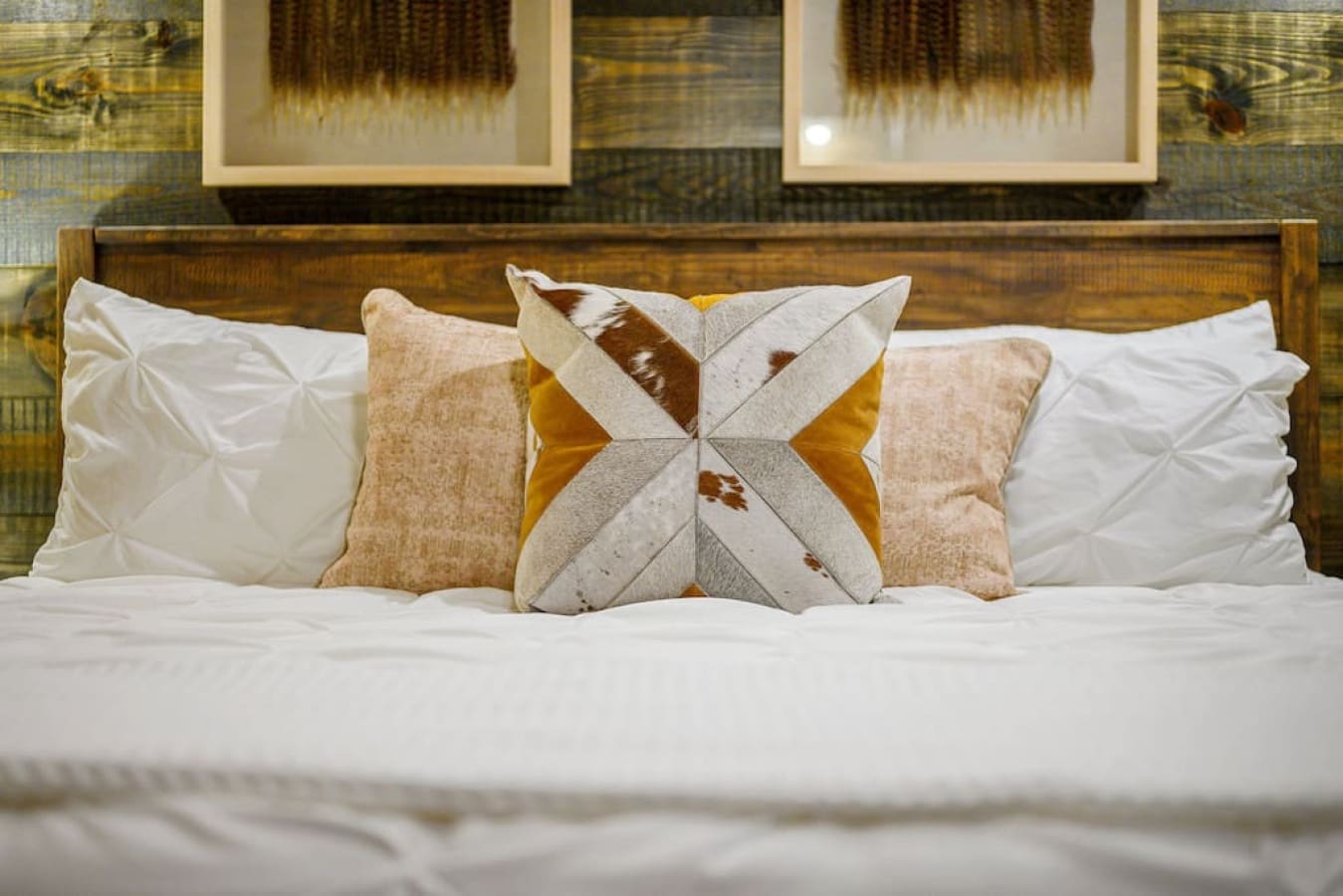 Sink into comfort with our plush pillows.