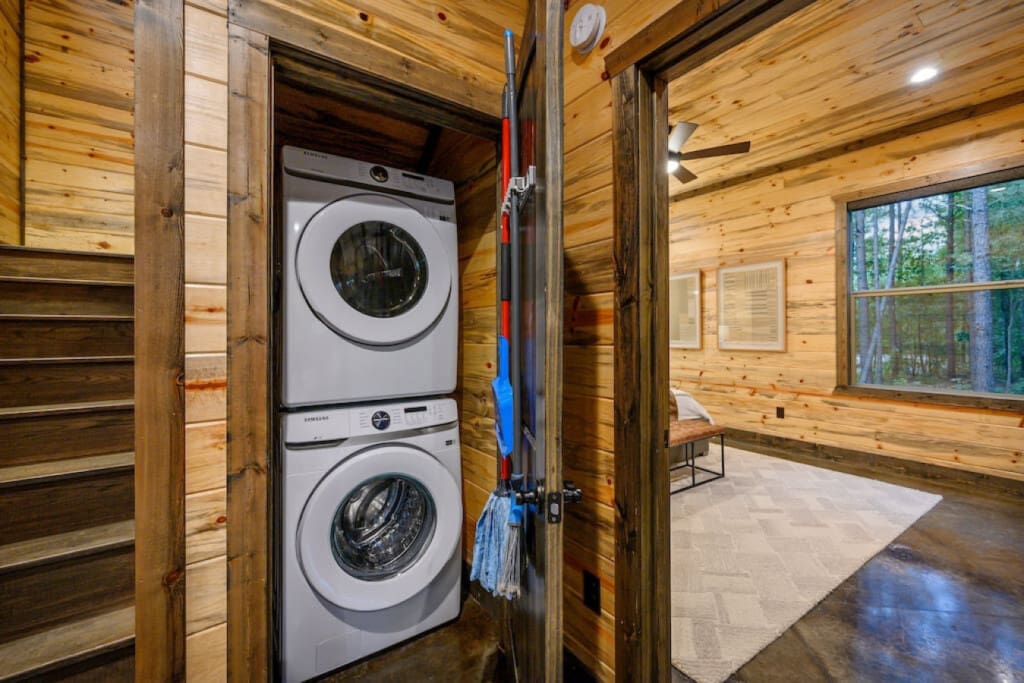 Transforming dirty clothes into clean perfection.